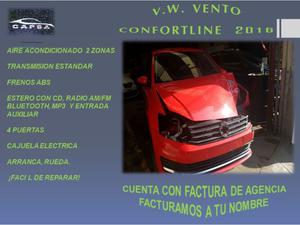V.w. Vento Confortline, , Facil De Reparar !!
