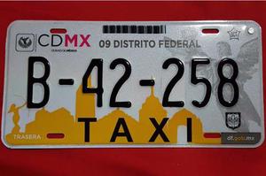 Placas De Taxi Del Df Cdxm En Renta Revista  Todo Pagado