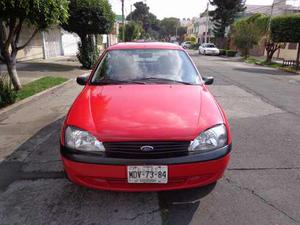 Ford Ikon 4p 5vel A/a Estandar Color Rojo Año 