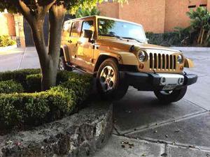 Jeep Wrangler 5p Unlimited Sahara 4x4 A/a Piel R