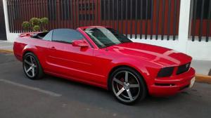 Mustang Ford Convertible Rojo 05
