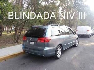 Toyota Sienna Blindada 5p Xle Aut Piel Limited