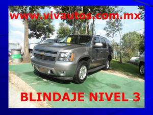 Blindaje Nivel 3 Chevrolet Tahoe  D 5p SUV aut piel CD