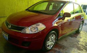 Nissan Tiida Custom, Std, A/a Único Dueño!!
