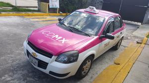 Taxi Df CdMx listo para reemplacamiento trabajando