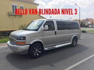 Chevrolet Express Bello Van Blindada Nivel 3