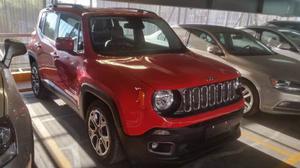 Jeep Renegade Latitude  Rojo Piel Aire Cd Como Nuevo