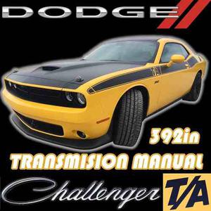 Dodge Challenger Ta Manual 6 Vel 485hp 6.4l Brembo Unico Mx
