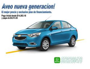 Chevrolet Aveo Ng 18.5 El Mejor Precio Y Plan A Credito!