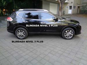 Nissan X-trail 2.5 Exclusive Blindada Nivel 3 Plus (nueva)