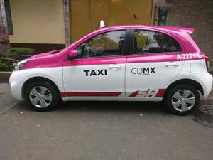 Taxi  Nissan March, 197 Mil Pesos Placas Solas 60 Mil