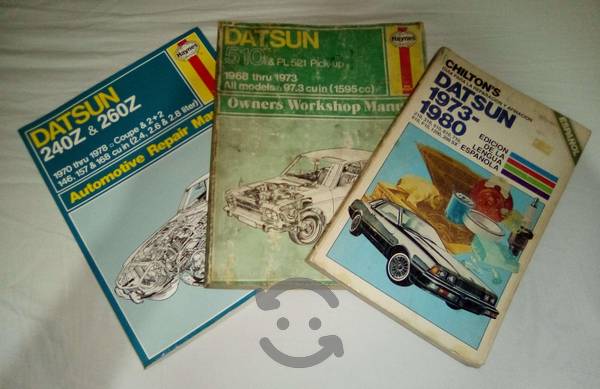 Manuales de reparación automotriz para Datsun