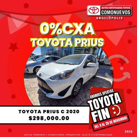 Toyota Prius p C Híbrido L4/1.5 Aut en Puebla, Puebla