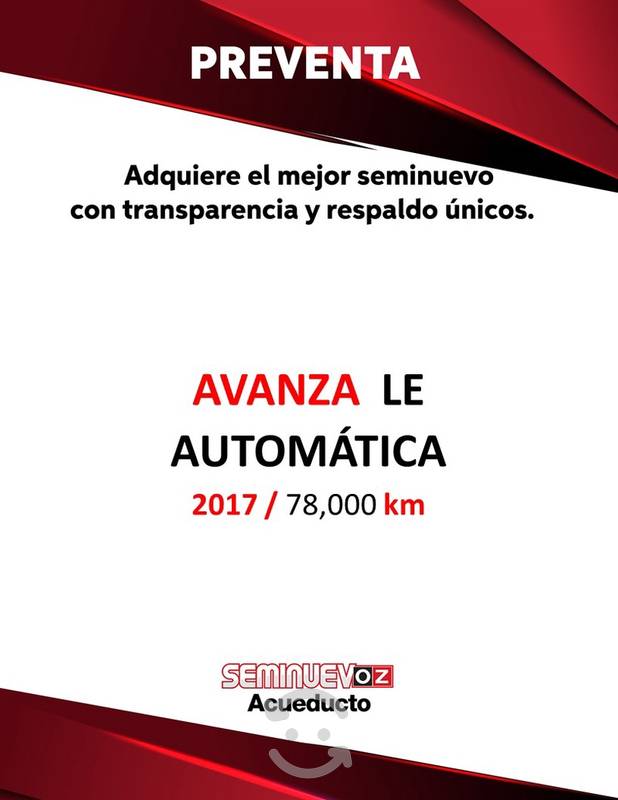 Toyota Avanza  en Zapopan, Jalisco por $ |
